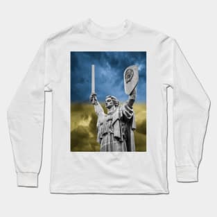 Motherland Monument, Kiev, Ukraine Long Sleeve T-Shirt